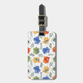 Étiquette À Bagage Hérbologie magique HOGWARTS™ Maisons Motif (Devant Vertical)