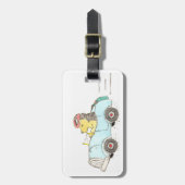 Étiquette À Bagage Hérisson de roadster (Devant Vertical)