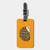 Étiquette À Bagage Hérisson mignon (Devant Vertical)