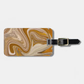 Étiquette À Bagage Heure de la bière Abstraite (Devant horizontal)