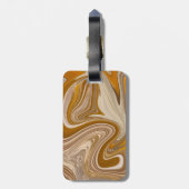 Étiquette À Bagage Heure de la bière Abstraite (Dos Vertical)