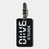 Étiquette À Bagage Heure de piqué (Devant Vertical)