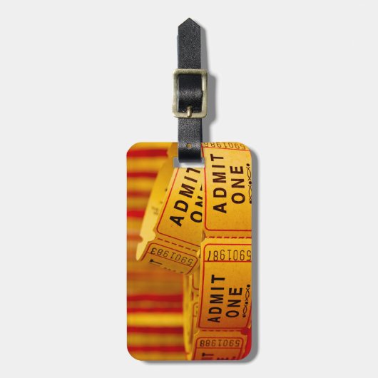 Étiquette À Bagage Heure de projection du film ! (Devant Vertical)