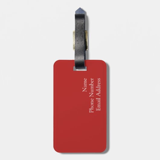 Étiquette À Bagage Heure de projection du film ! (Dos Vertical)