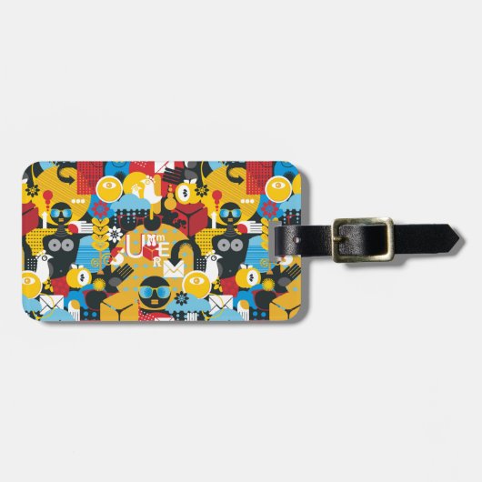 Étiquette À Bagage Heure d'été (Devant horizontal)