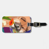 Étiquette À Bagage HEURE POUR L'ÉTIQUETTE de bagage de bouffe de (Devant horizontal)