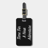 Étiquette À Bagage Heure pour une nouvelle étiquette de bagage (Devant Vertical)