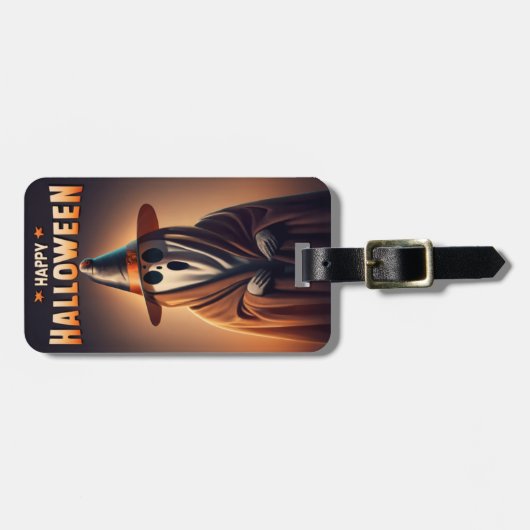 Étiquette À Bagage heureux halloween (Devant horizontal)