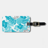 Étiquette À Bagage Hibiscus hawaïen de la baie de Kona (Devant horizontal)