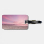 Étiquette À Bagage Hibiscus hawaïens de Sunset Beach Tropical (Dos horizontal)