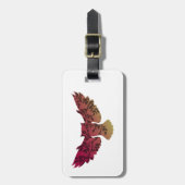 Étiquette À Bagage Hibou (Devant Vertical)