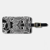 Étiquette À Bagage Hibou (Devant horizontal)