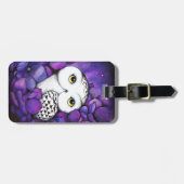 Étiquette À Bagage Hibou de Milou (Devant horizontal)