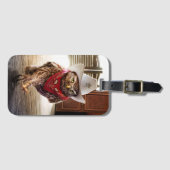 Étiquette À Bagage Hibou occidental dur de shérif avec l'attitude et (Devant Horizontal)