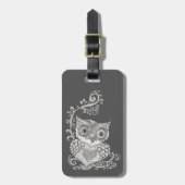 Étiquette À Bagage Hibou urbain (Devant Vertical)