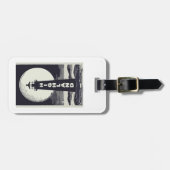 Étiquette À Bagage Highland Lighthouse Massachusetts Moon (Devant horizontal)