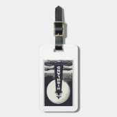 Étiquette À Bagage Highland Lighthouse Massachusetts Moon (Devant Vertical)