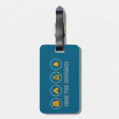 Étiquette À Bagage Hike The Chugach Mountains Alaska (Dos Vertical)