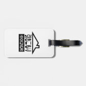 Étiquette À Bagage Hikikomori 引 き こ も り Japonais (Dos horizontal)