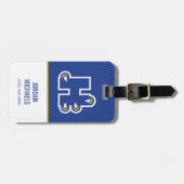 Étiquette À Bagage Hilbert College H (Devant horizontal)