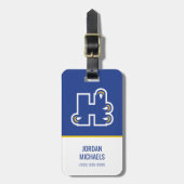 Étiquette À Bagage Hilbert College H (Devant Vertical)