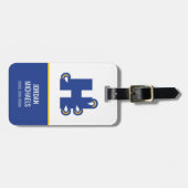 Étiquette À Bagage Hilbert College H (Devant horizontal)