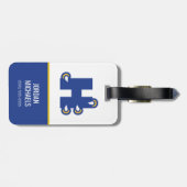 Étiquette À Bagage Hilbert College H (Dos horizontal)