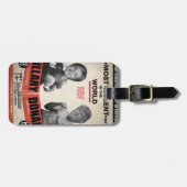 Étiquette À Bagage Hillary Clinton contre Donald Trump 2016 (Devant horizontal)