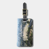 Étiquette À Bagage Himeji, Japon (Vue du château haut) (Devant Vertical)