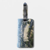 Étiquette À Bagage Himeji, Japon (Vue du château haut) (Dos Vertical)