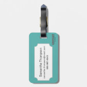 Étiquette À Bagage Hindouisme : Vishnu (Dos Vertical)