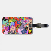 Étiquette À Bagage HipHop Style (Dos horizontal)