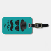 Étiquette À Bagage Hippie (Devant horizontal)