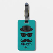 Étiquette À Bagage Hippie (Dos Vertical)