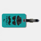 Étiquette À Bagage Hippie (Dos horizontal)