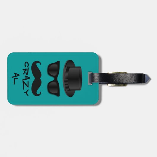 Étiquette À Bagage Hippie (Dos horizontal)