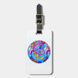 Étiquette À Bagage Hippie amour super Thunder_Cove