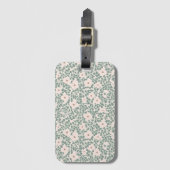 Étiquette À Bagage Hippie Boho Floral (Devant Vertical)