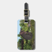 Étiquette À Bagage Hippo de canonball (Devant Vertical)