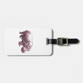 Étiquette À Bagage Hippopotame (Devant horizontal)