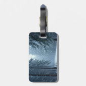 Étiquette À Bagage hiver enneigé (Dos Vertical)