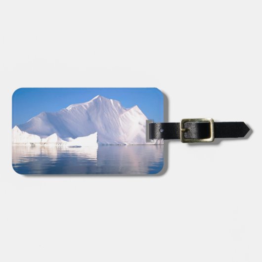 Étiquette À Bagage Hiver par les icebergs (Devant horizontal)