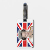 Étiquette À Bagage HM Queen Elizabeth II - Photo Pro (Dos Vertical)