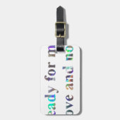 Étiquette À Bagage hmu (Devant Vertical)