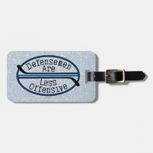 Étiquette À Bagage Hockey Defensemen Less Offensive Luggage Tag