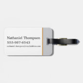 Étiquette À Bagage HoGWARTS™ Castle Crest House Insigne de fierté (Dos horizontal)