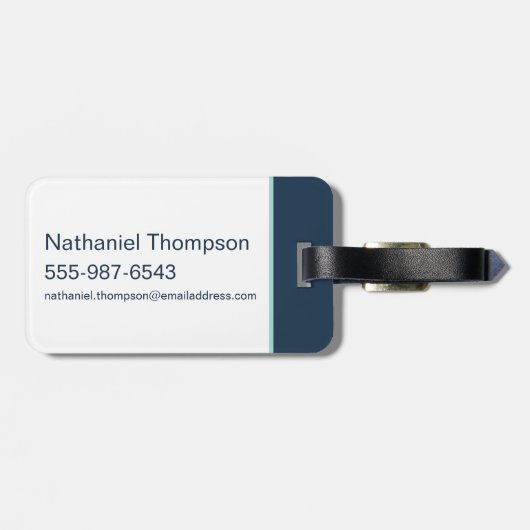 Étiquette À Bagage HOGWARTS™ Floral Crest (Dos horizontal)