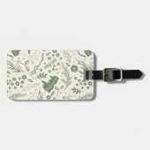 Étiquette À Bagage HOGWARTS™ Herbologie Motif magique (Devant horizontal)