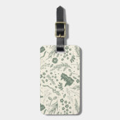 Étiquette À Bagage HOGWARTS™ Herbologie Motif magique (Devant Vertical)