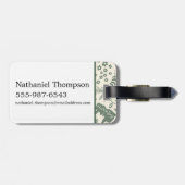 Étiquette À Bagage HOGWARTS™ Herbologie Motif magique (Dos horizontal)